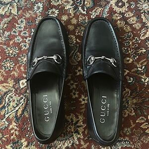 Gucci leather loafers